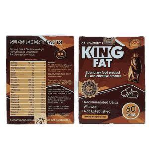 قرص چاقی کینگ فت 100% | king fat دکترسلام